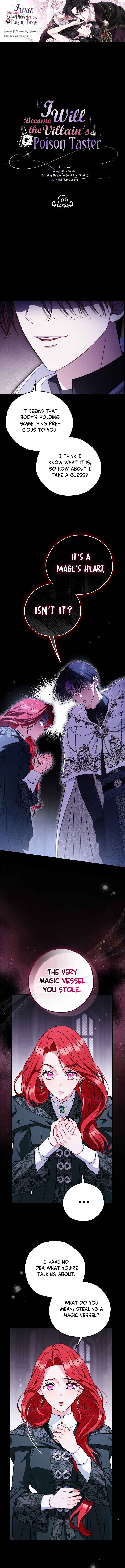 I Will Become the Villain's Poison Taster Chapter 103 - Page 1