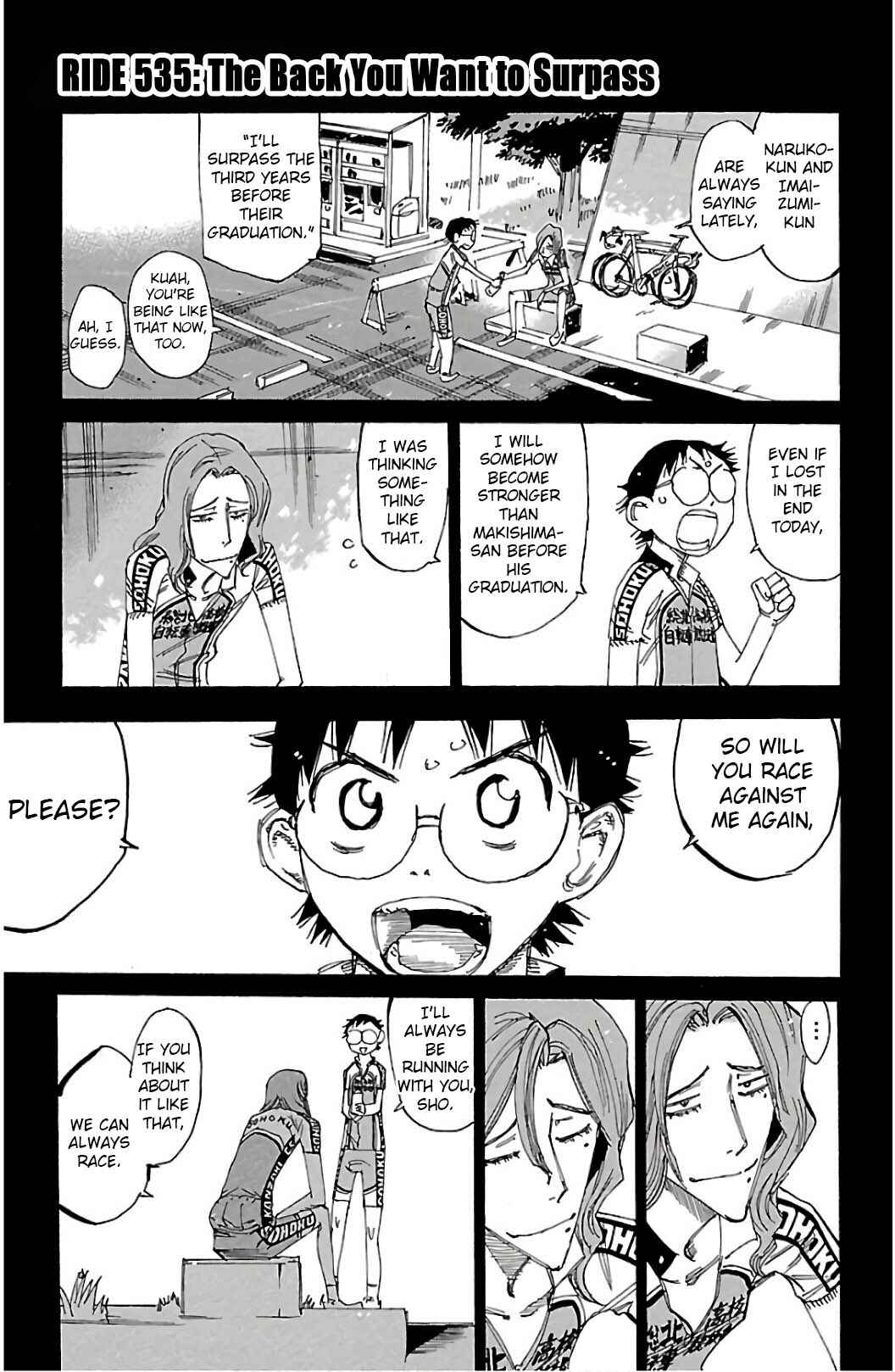 Yowamushi Pedal Chapter 535 - Page 1