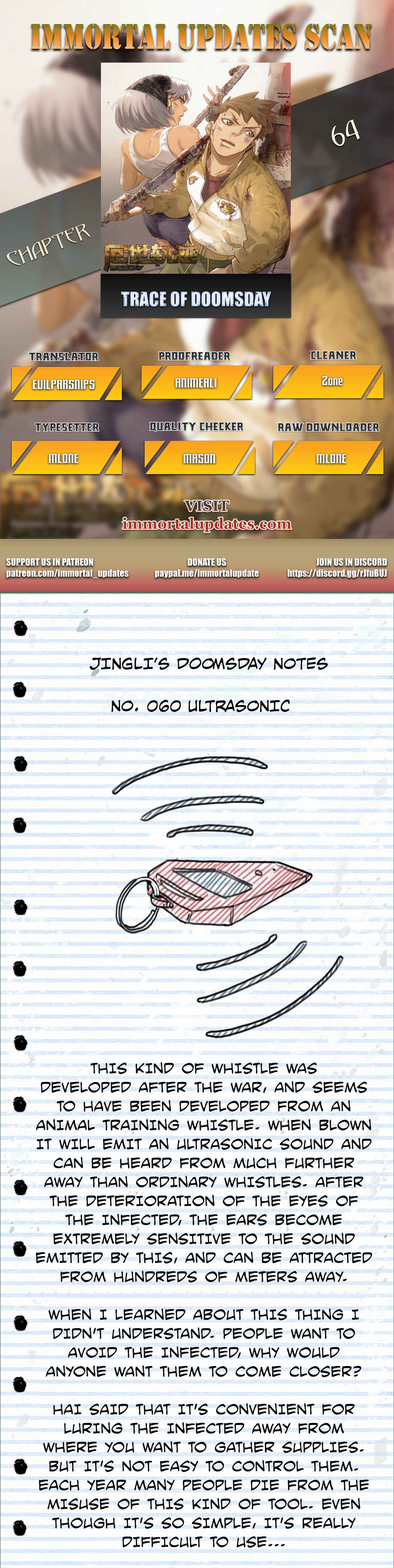 Trace of Doomsday Chapter 64 - Page 1