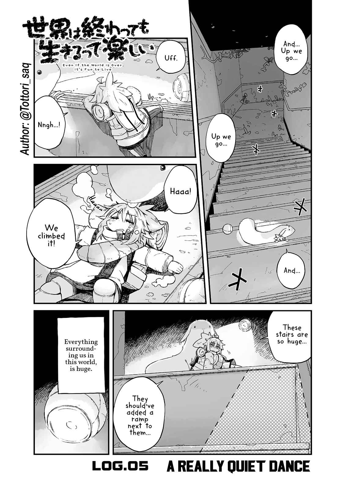 Sekai wa Owattemo Ikirutte Tanoshii Chapter 5 - Page 1
