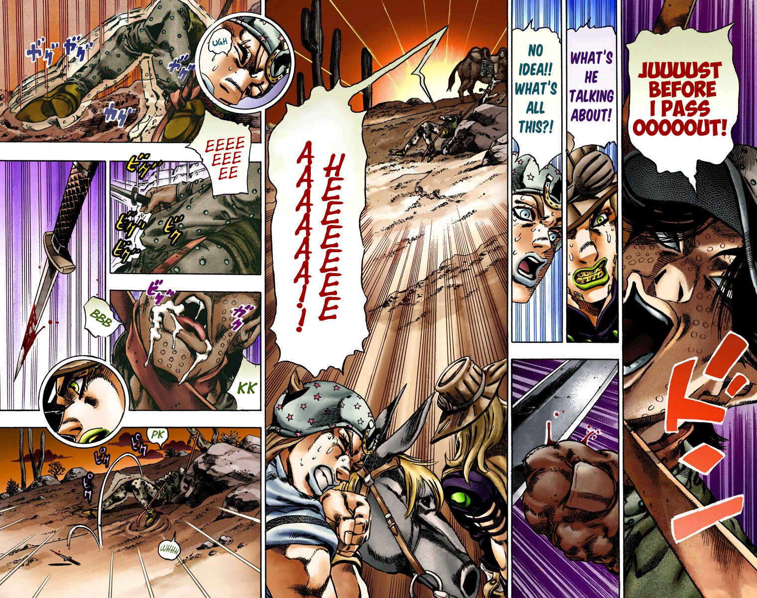 JoJo no Kimyou na Bouken: Part 7 - Steel Ball Run Color-ban Chapter 15 - Page 21