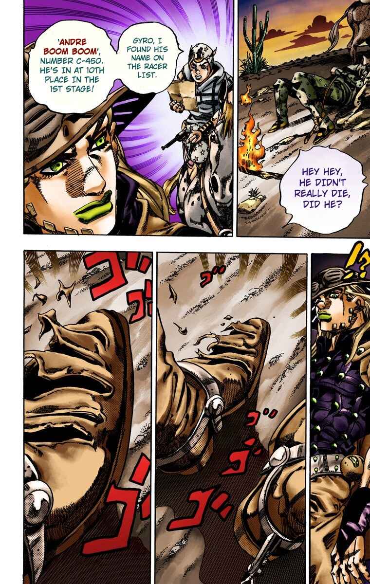 JoJo no Kimyou na Bouken: Part 7 - Steel Ball Run Color-ban Chapter 15 - Page 24