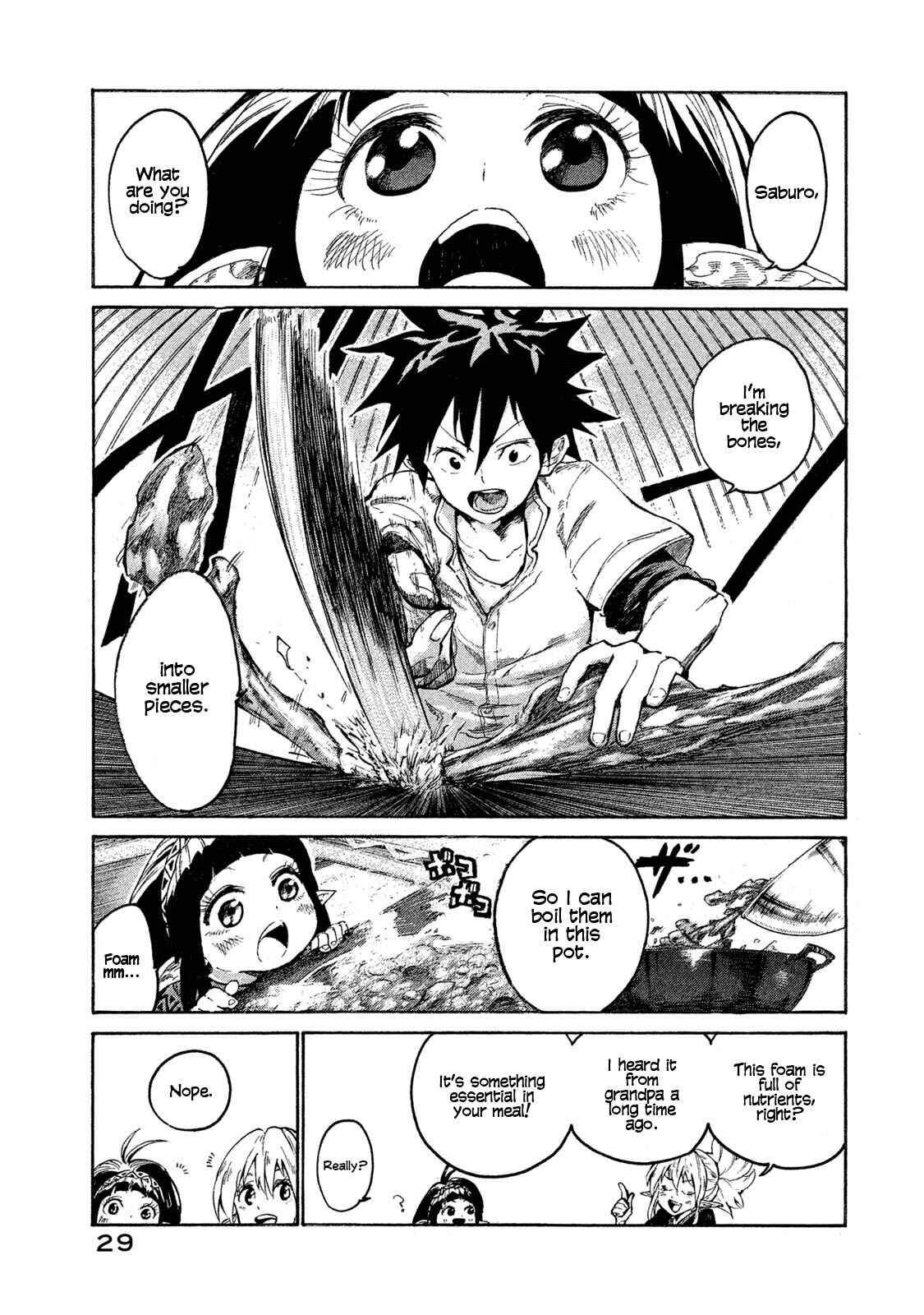 Mazumeshi Elf to Yuuboku gurashi Chapter 1 - Page 28