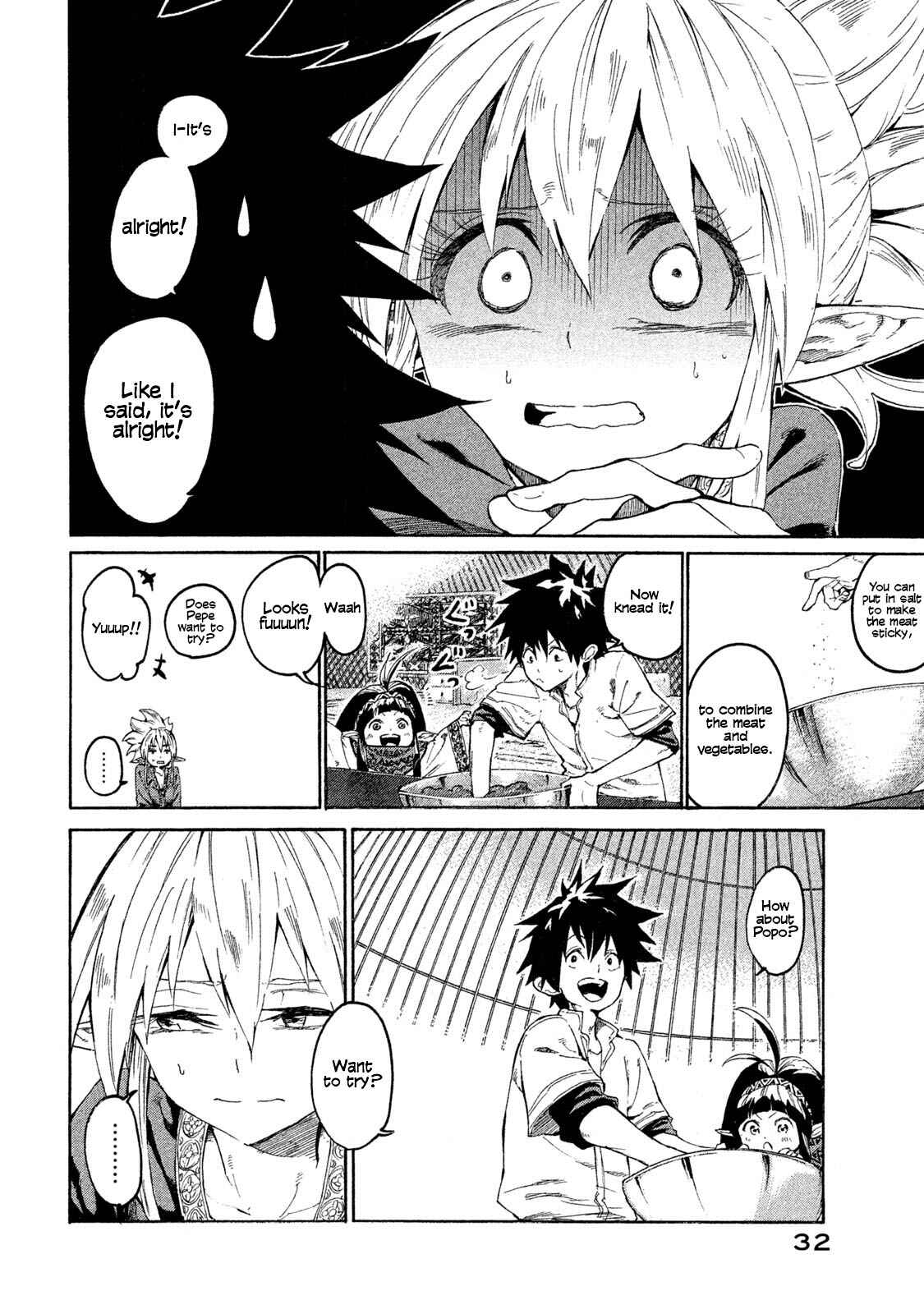 Mazumeshi Elf to Yuuboku gurashi Chapter 1 - Page 31