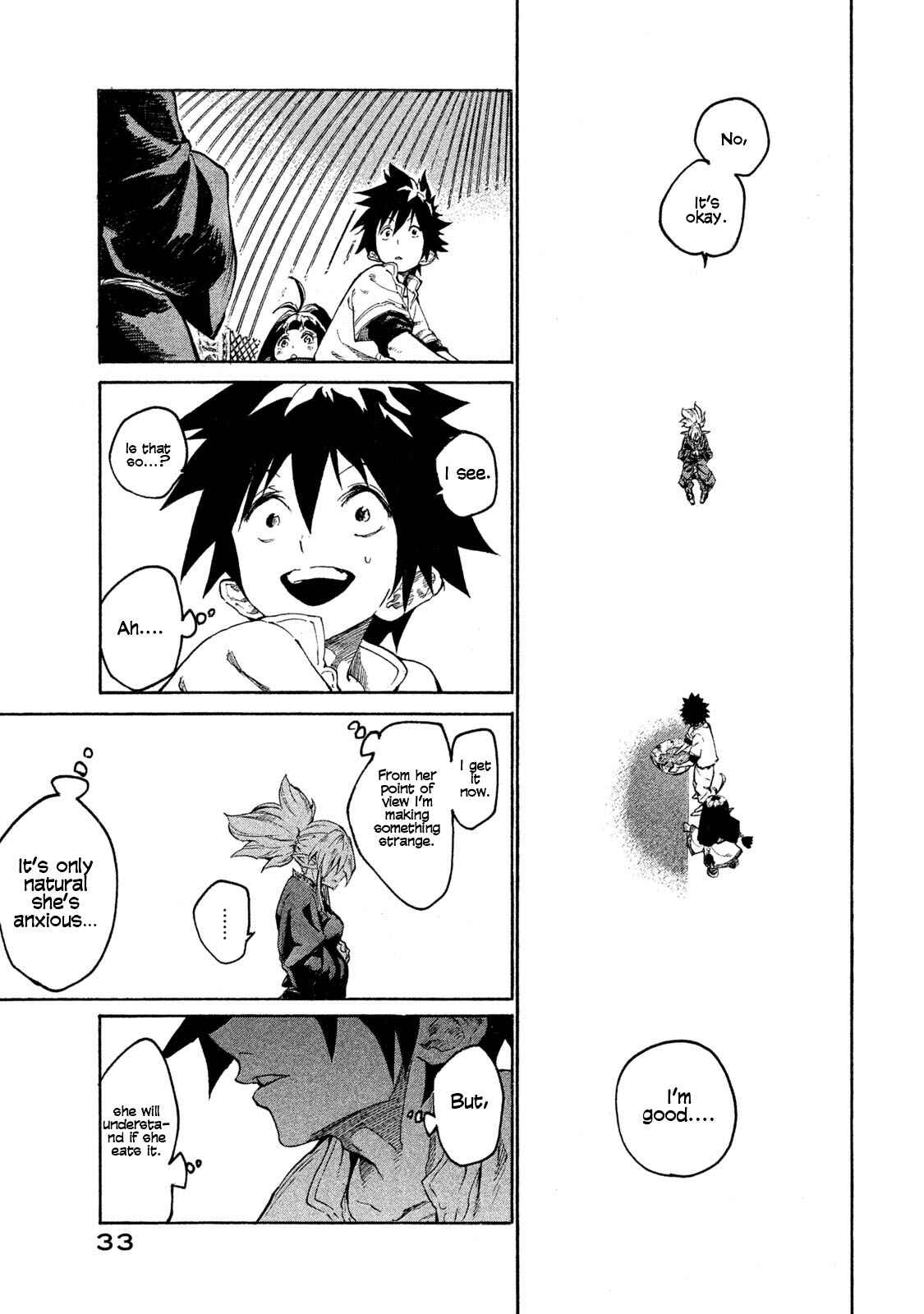 Mazumeshi Elf to Yuuboku gurashi Chapter 1 - Page 32