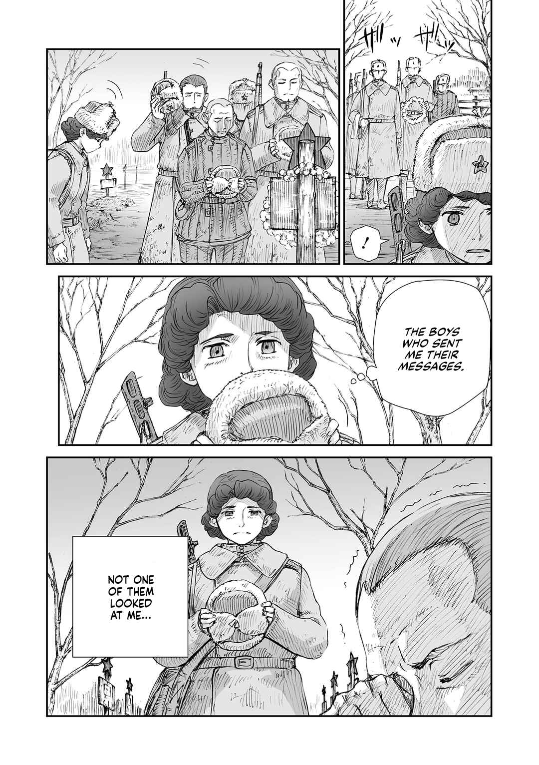 Sensou wa Onna no Kao wo Shiteinai Chapter 32.10 - Page 12