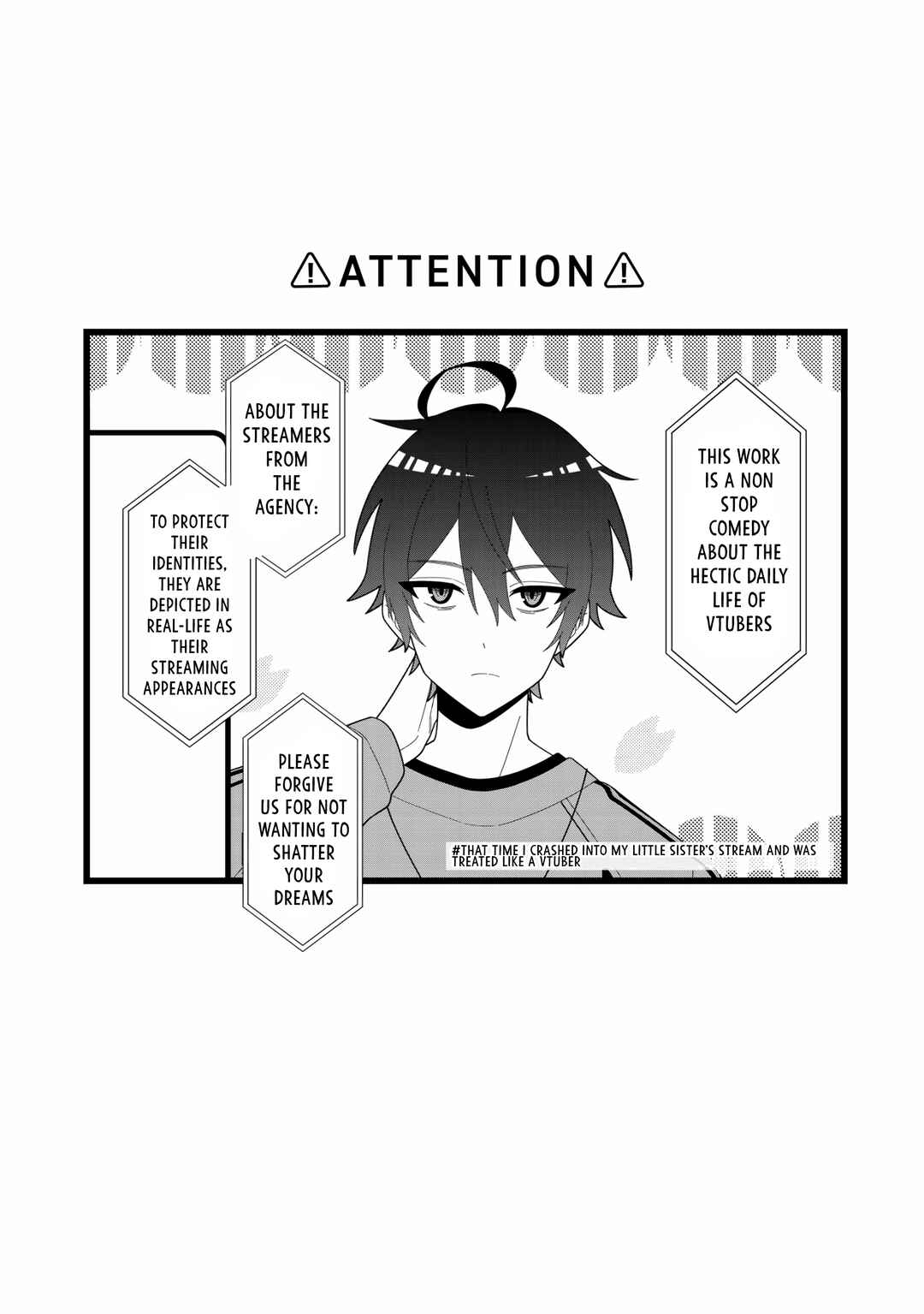 Imouto no Haishin ni Hairikondara VTuber Atsukai Sareta Ken Chapter 1 - Page 1