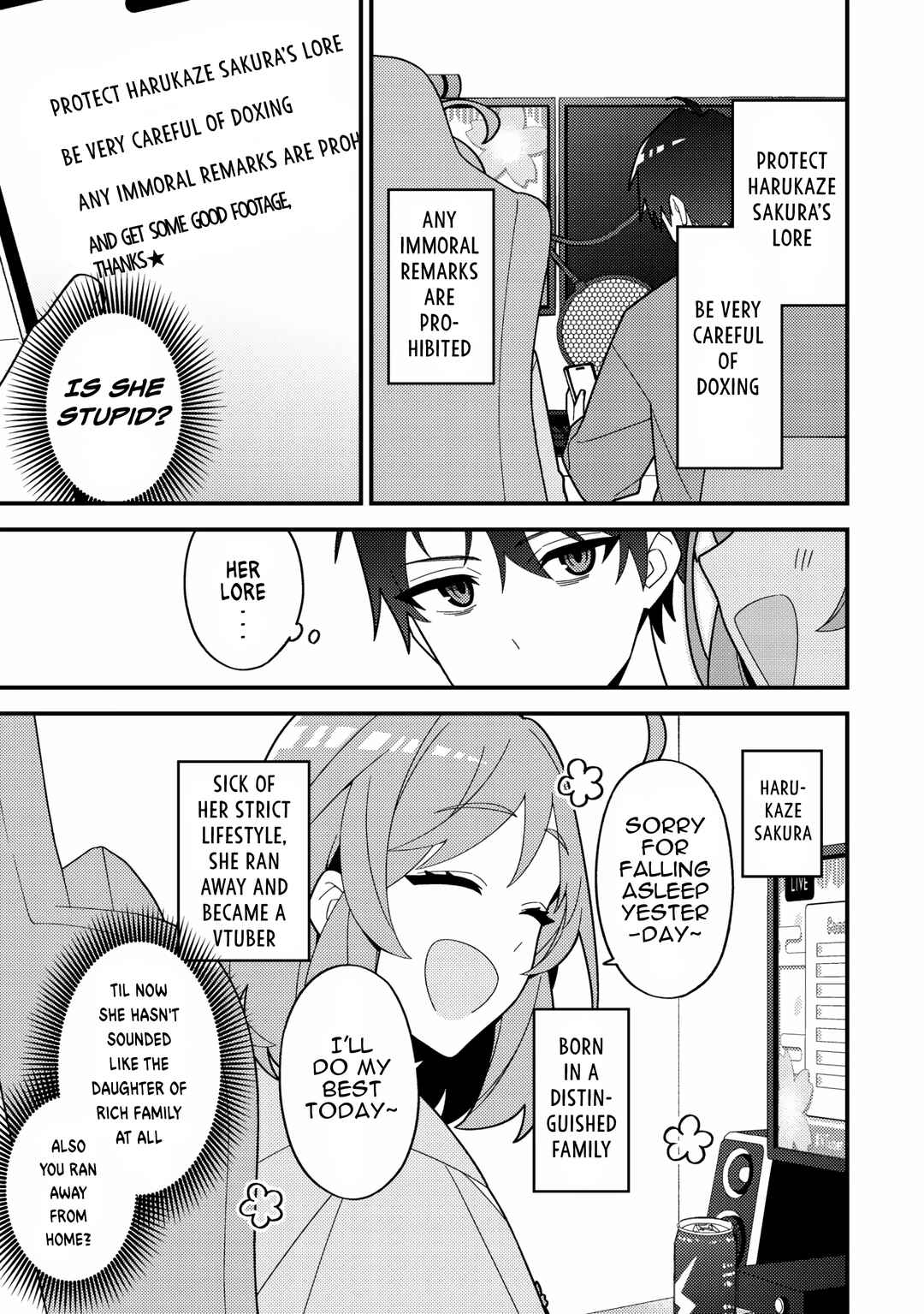 Imouto no Haishin ni Hairikondara VTuber Atsukai Sareta Ken Chapter 1 - Page 16