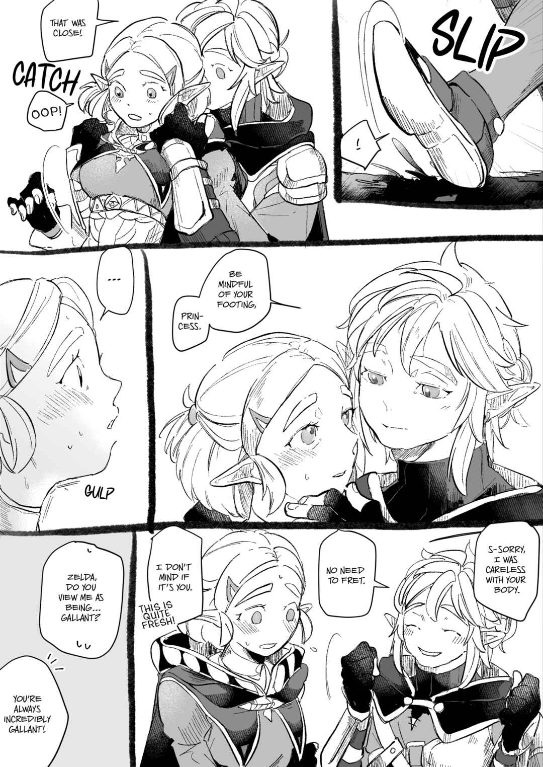 Hikotei's Legend of Zelda Body Swap Twitter Comics Chapter 2 - Page 1