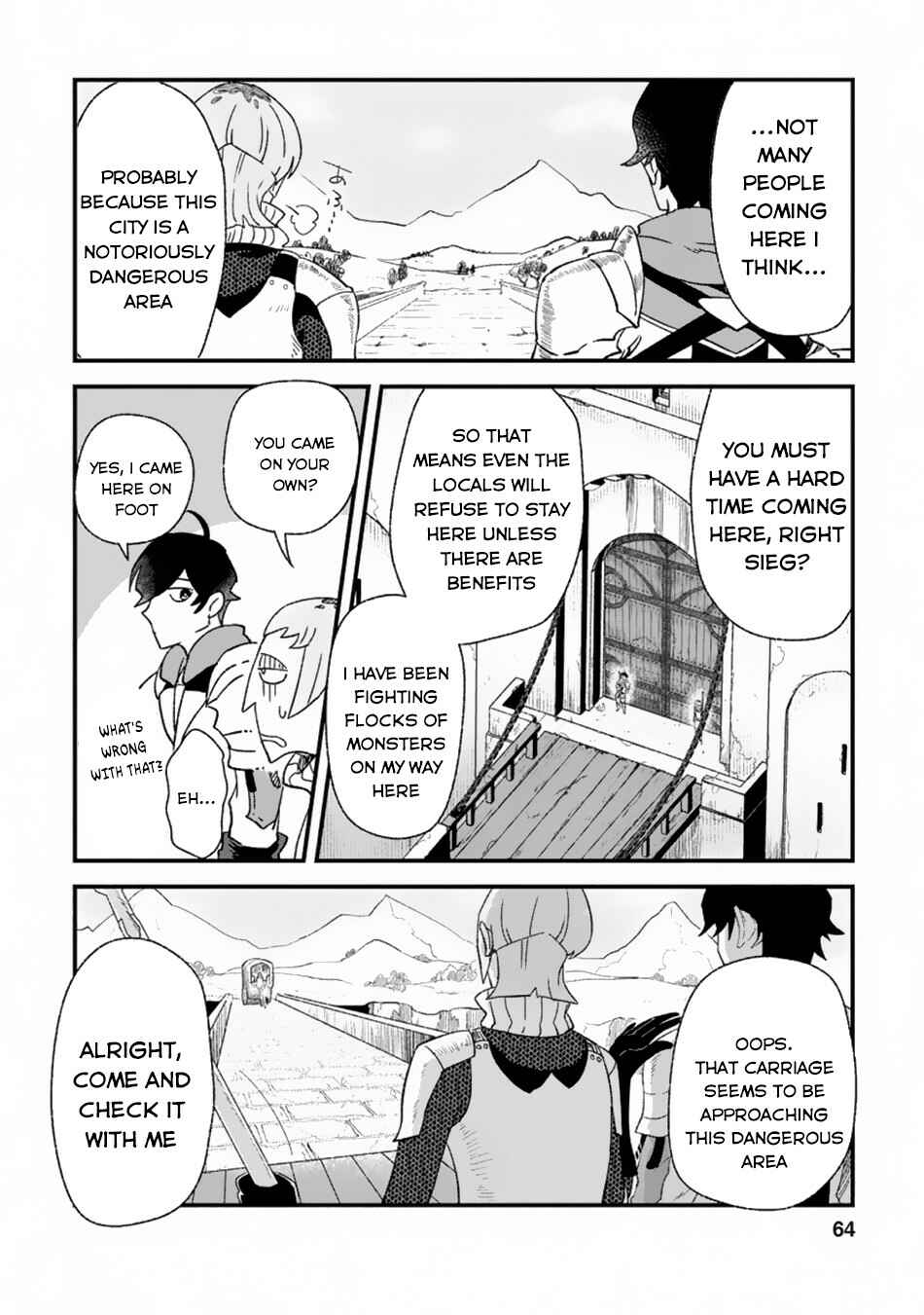 Sono Monban, Saikyou ni Tsuki: Tsuihou Sareta Bougyoryoku 9999 no Senshi, Outo no Monban to shite Musou Suru Chapter 3.1 - Page 3