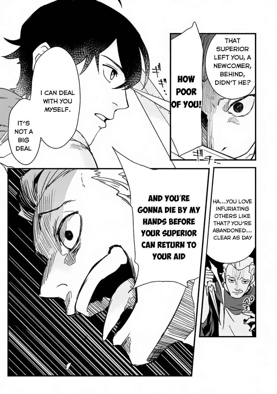 Sono Monban, Saikyou ni Tsuki: Tsuihou Sareta Bougyoryoku 9999 no Senshi, Outo no Monban to shite Musou Suru Chapter 3.1 - Page 7