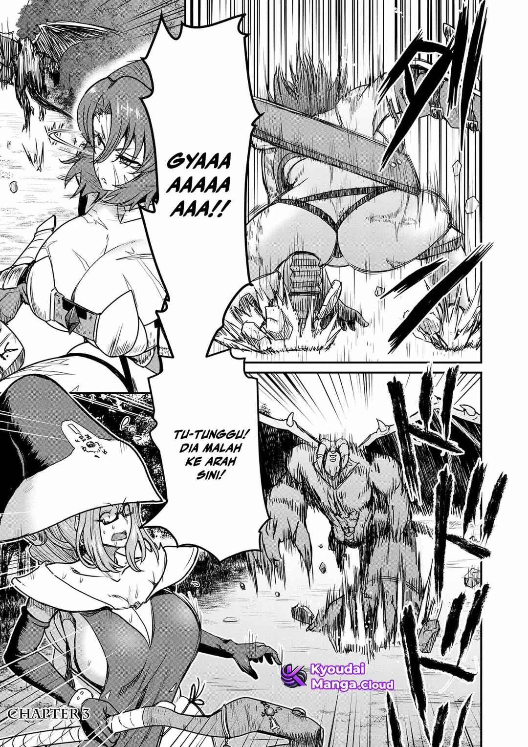 Henkyou no Ofuroya-san, Harem ni Naru ~Yamaoku ni Aru Sabireta Onsen no Kounou ga Cheat Sugite Onna Boukensha ni Daininki na Ken~ Chapter 3 - Page 3
