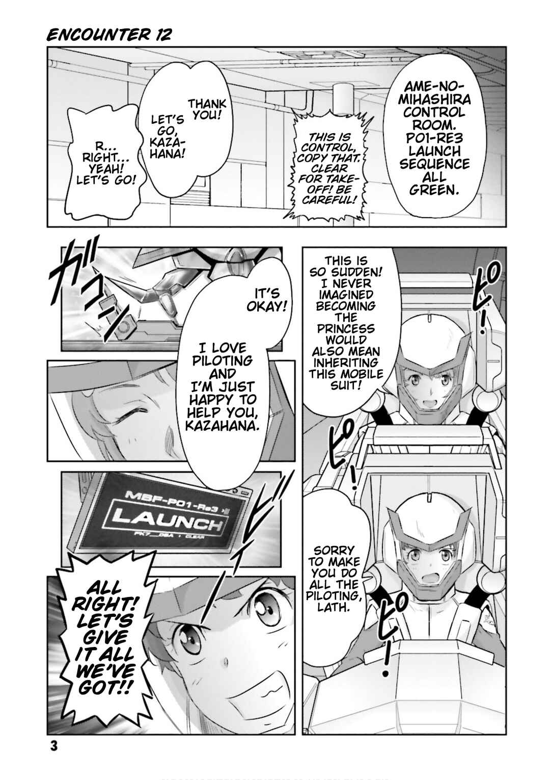 Mobile Suit Gundam SEED Astray - Princess of the Sky Chapter 12 - Page 4