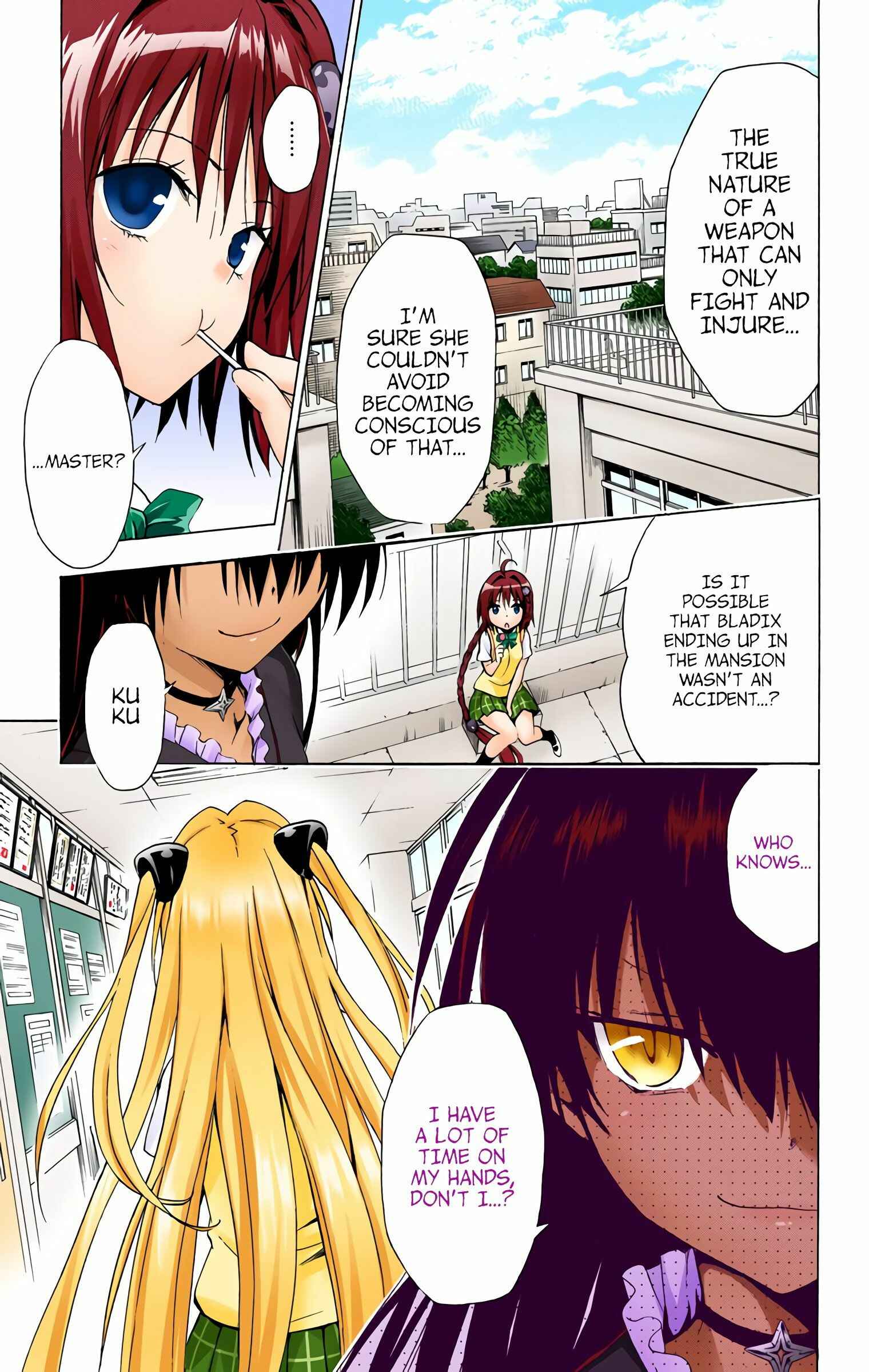 To Love Ru Darkness (Official Colored) Chapter 34 - Page 3