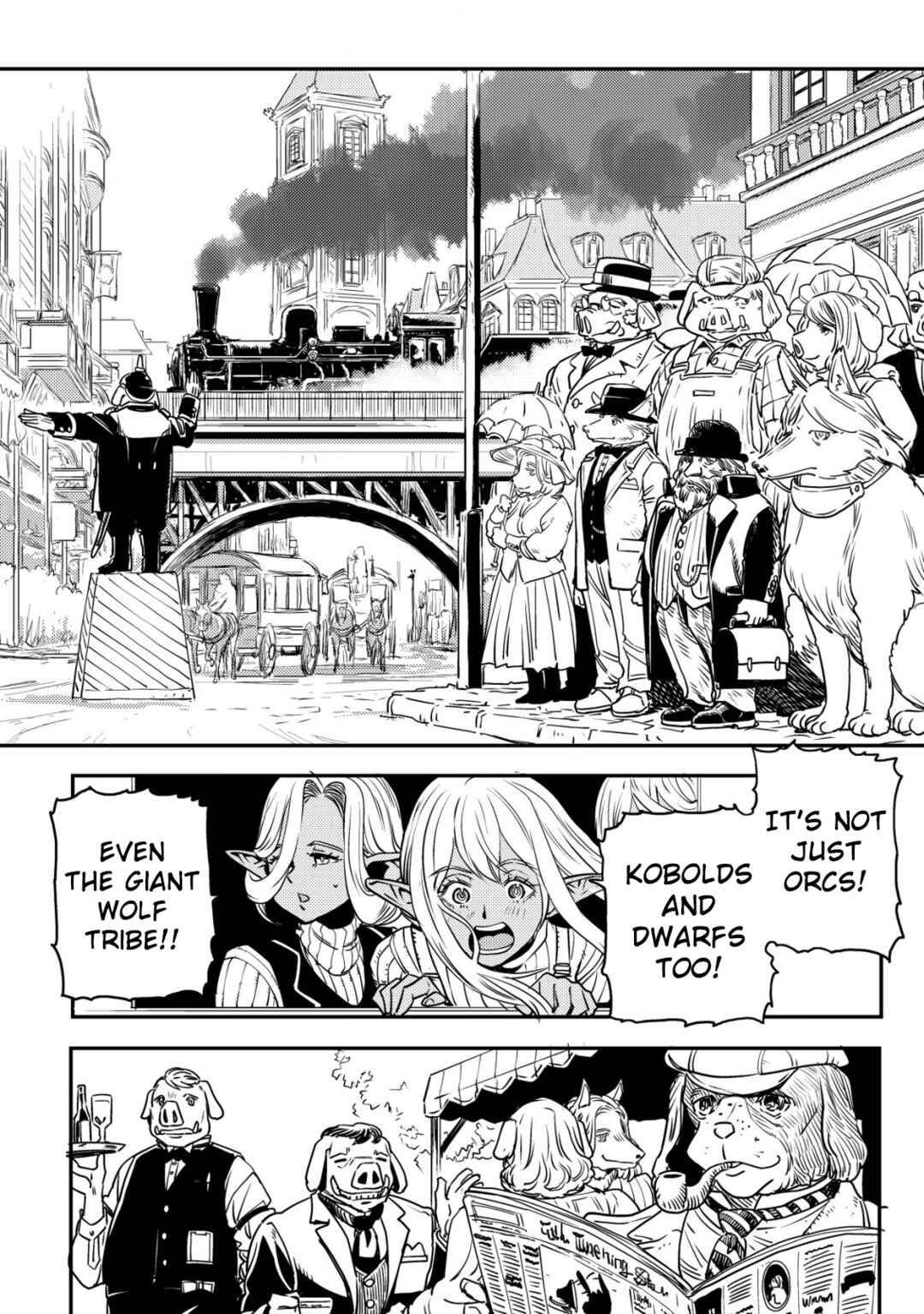 Orcsen Oukokushi ~Yaban na Orc no Kuni wa, Ikanishite Heiwa na Elf no Kuni wo Yakiharau ni Itatta ka~ Chapter 2 - Page 12