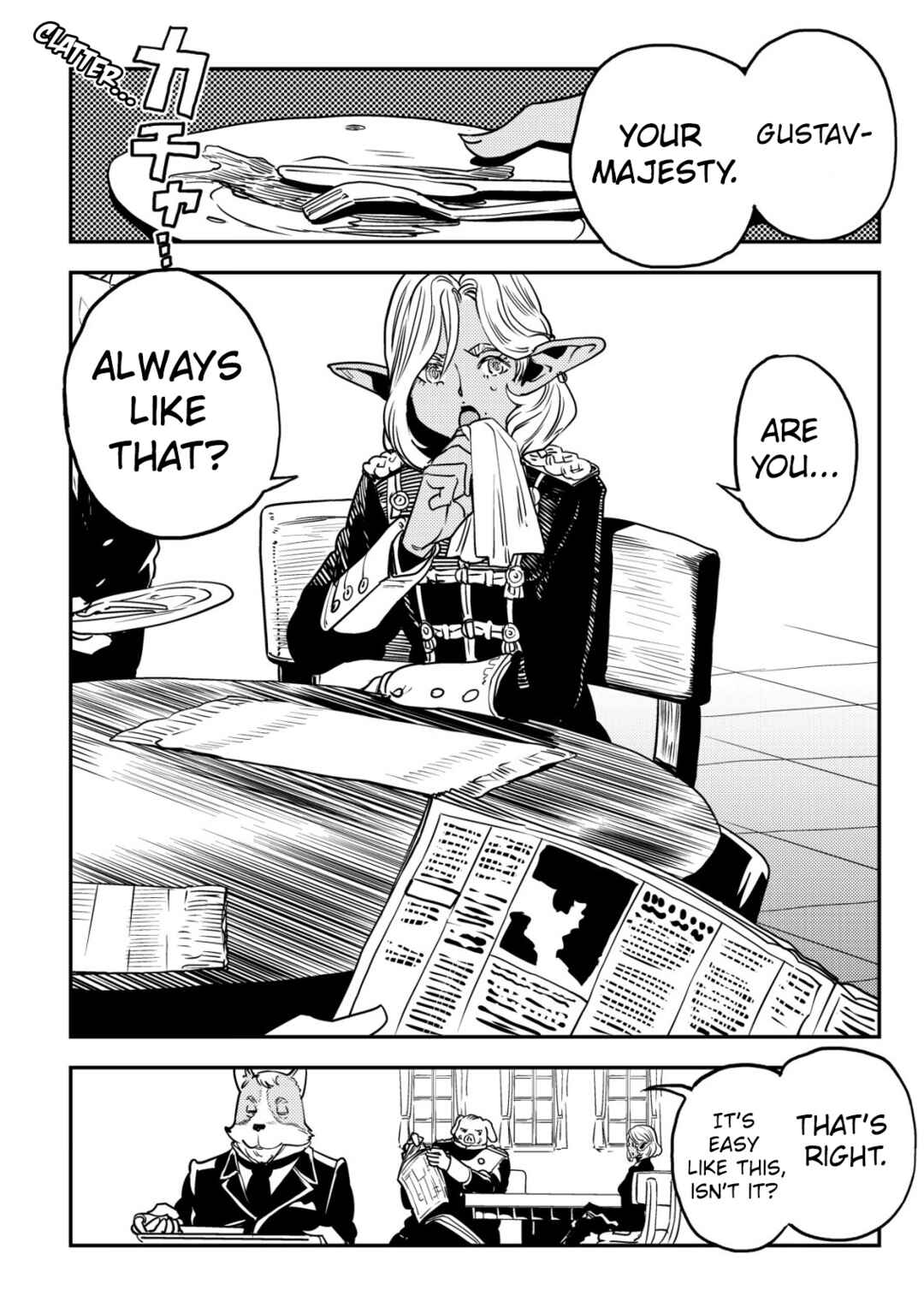 Orcsen Oukokushi ~Yaban na Orc no Kuni wa, Ikanishite Heiwa na Elf no Kuni wo Yakiharau ni Itatta ka~ Chapter 2 - Page 38