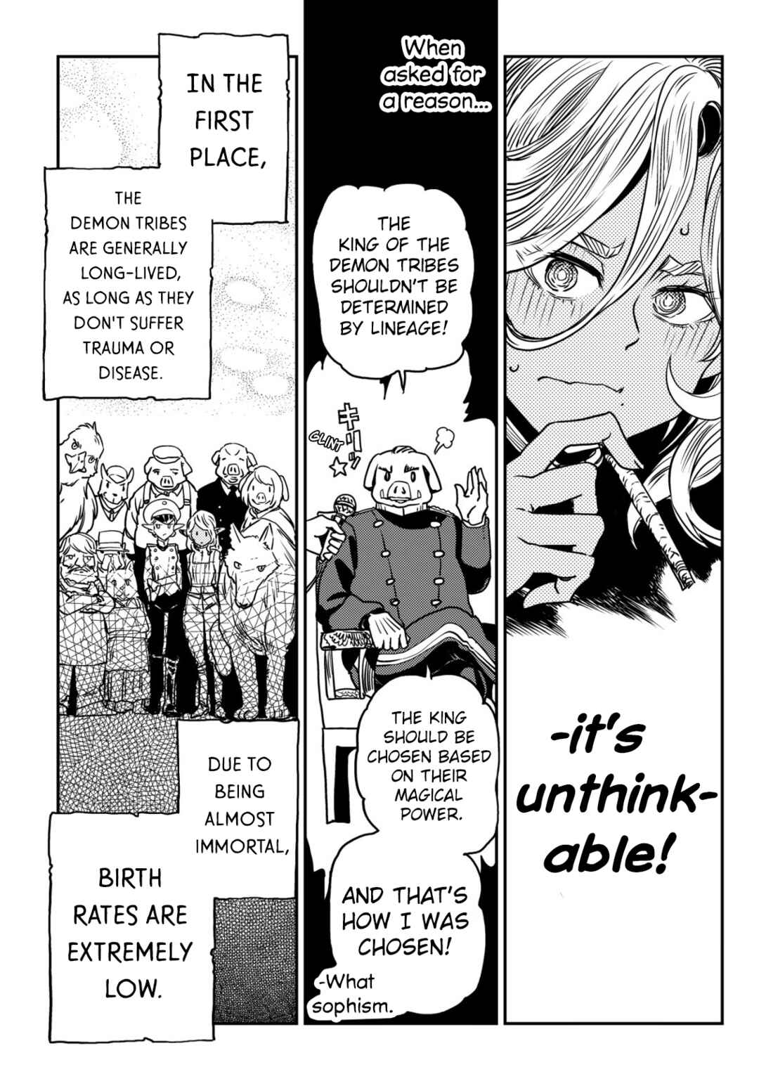 Orcsen Oukokushi ~Yaban na Orc no Kuni wa, Ikanishite Heiwa na Elf no Kuni wo Yakiharau ni Itatta ka~ Chapter 2 - Page 50