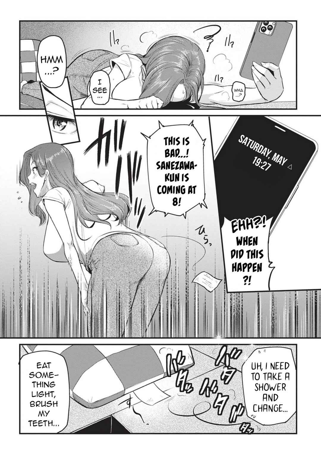 Shigotogaeri, Dokushin no Bijin Joushi ni Tanomarete Chapter 5.5 - Page 10