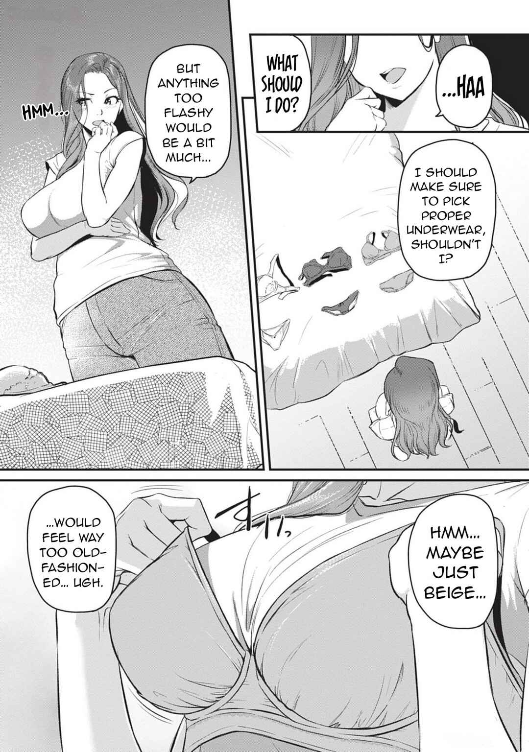 Shigotogaeri, Dokushin no Bijin Joushi ni Tanomarete Chapter 5.5 - Page 4