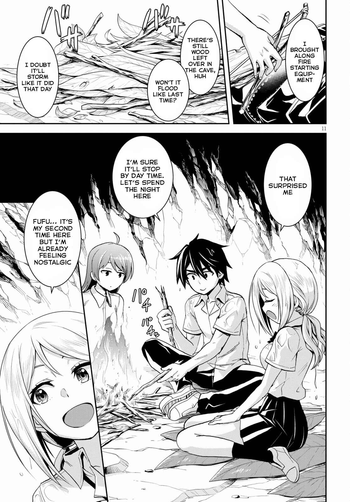 Isekai Yurutto Survival Seikatsu ~Gakkou no Minna to Isekai no Mujintou ni Tenishitakedo Ore Dake Rakushou desu~ Chapter 14 - Page 12