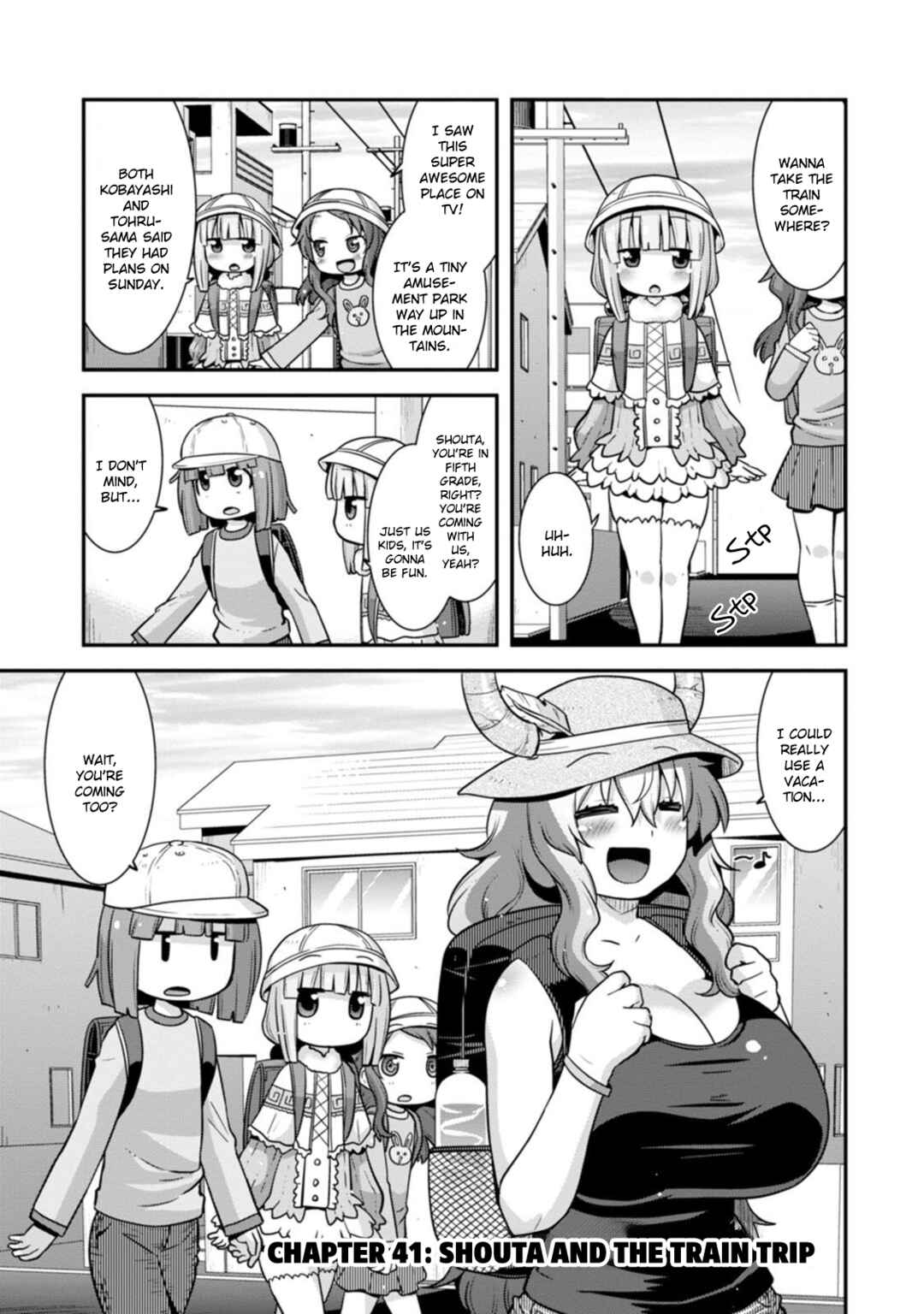 Kobayashi-san Chi no Maid Dragon - Lucoa wa Boku no ×× Desu Chapter 41 - Page 1