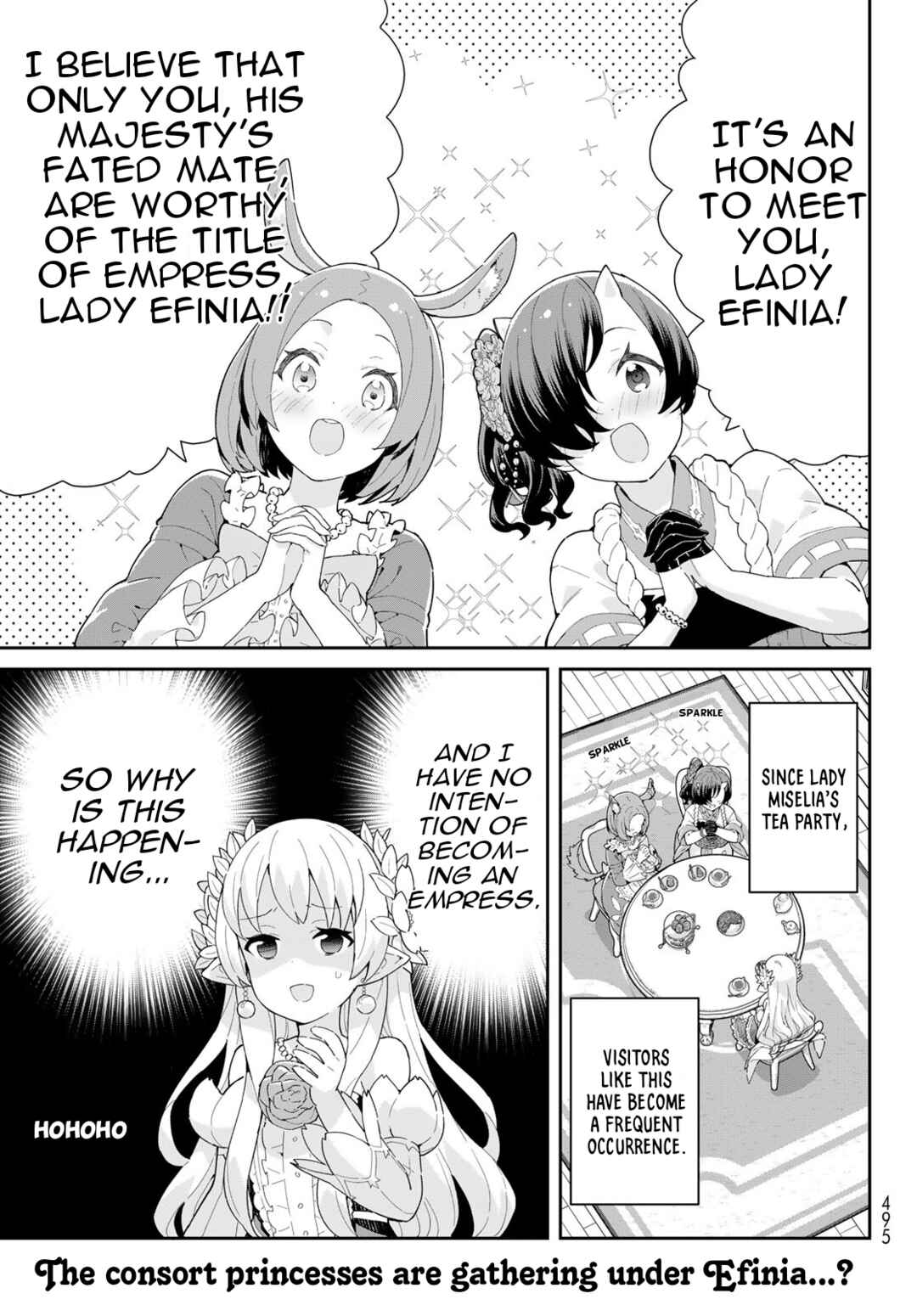 Reiketsu Ryuuou Heika no "Unmei no Tsugai" rashii Desu ga, Koukyuu ni Hikikomorou to Omoimasu Chapter 5.1 - Page 2