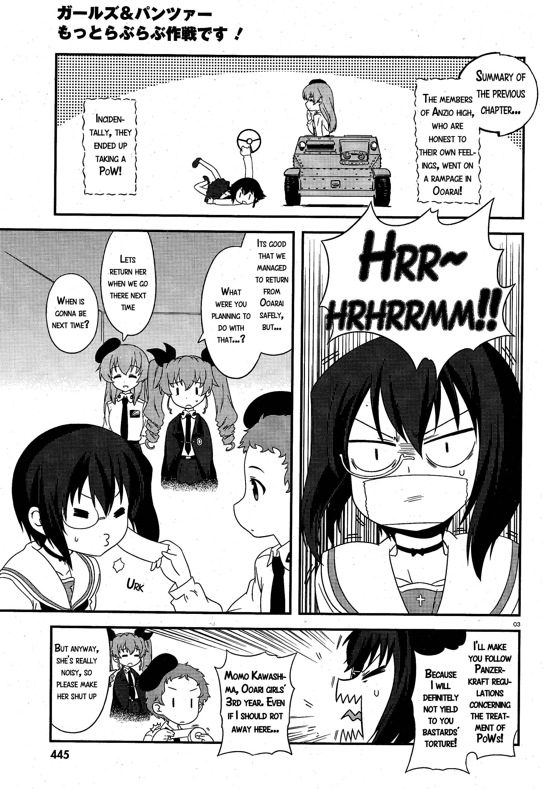 GIRLS und PANZER - Motto Love Love Sakusen desu! Chapter 17 - Page 3