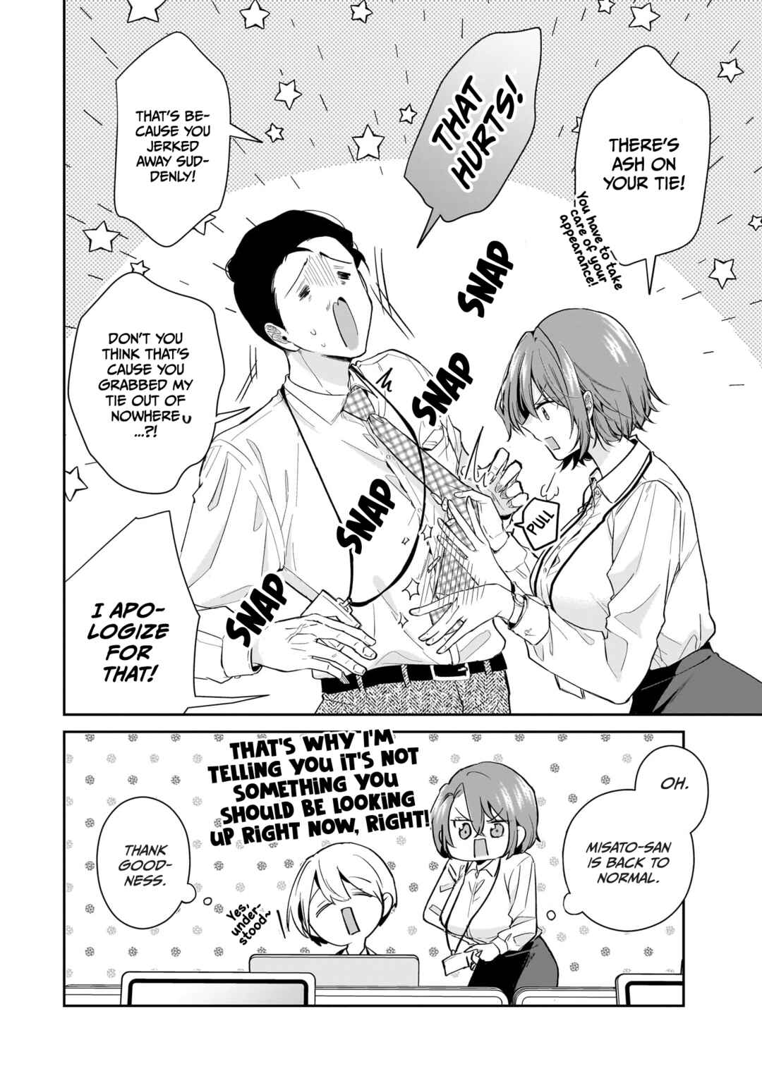 Misato-san wa Amasugi Joushi ni Chotto Kibishii Chapter 18 - Page 20