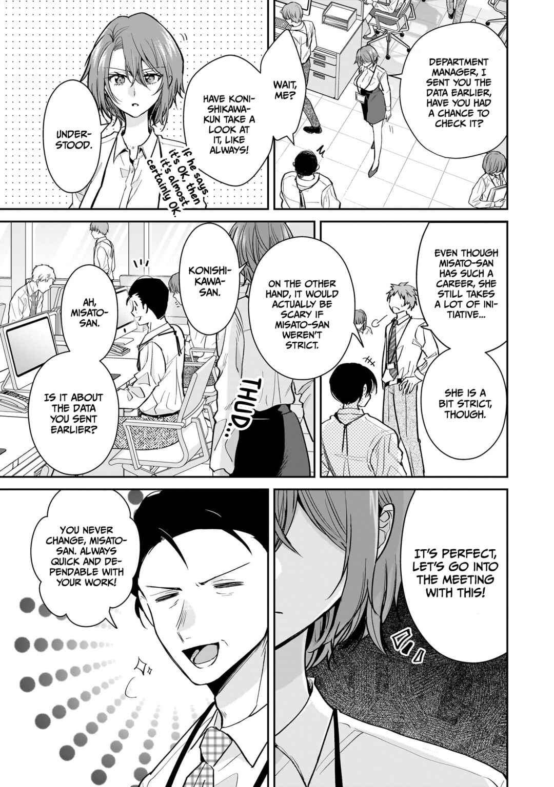 Misato-san wa Amasugi Joushi ni Chotto Kibishii Chapter 18 - Page 3