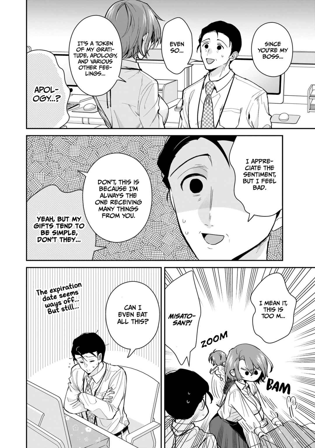 Misato-san wa Amasugi Joushi ni Chotto Kibishii Chapter 18 - Page 8