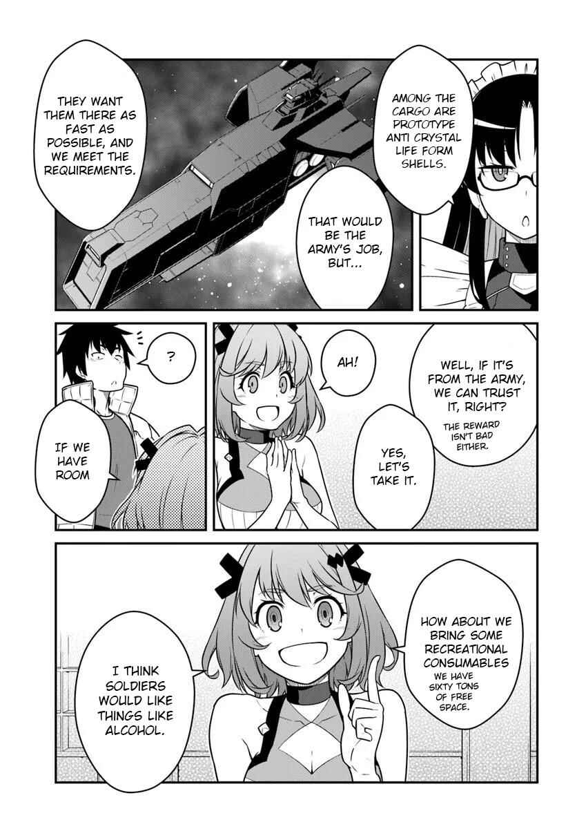 Mezametara Saikyou Soubi to Uchuusen-mochi datta node, Ikkodate Mezashite Youhei to shite Jiyuu ni Ikitai Chapter 50.2 - Page 12