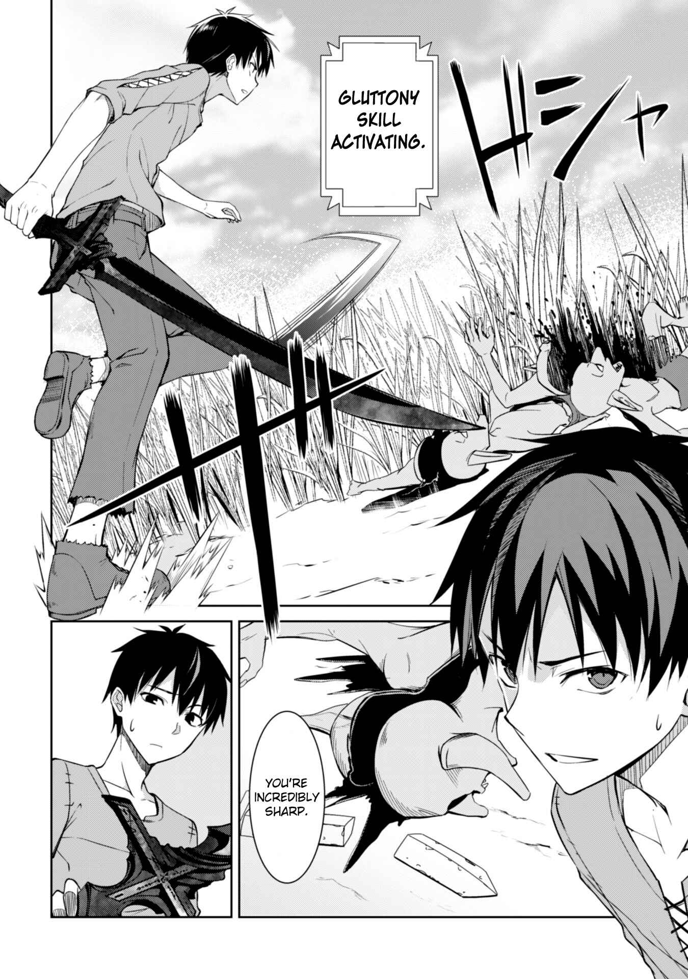 Boushoku no Berserk: Ore dake Level to Iu Gainen o Toppa Suru Chapter 3 - Page 6