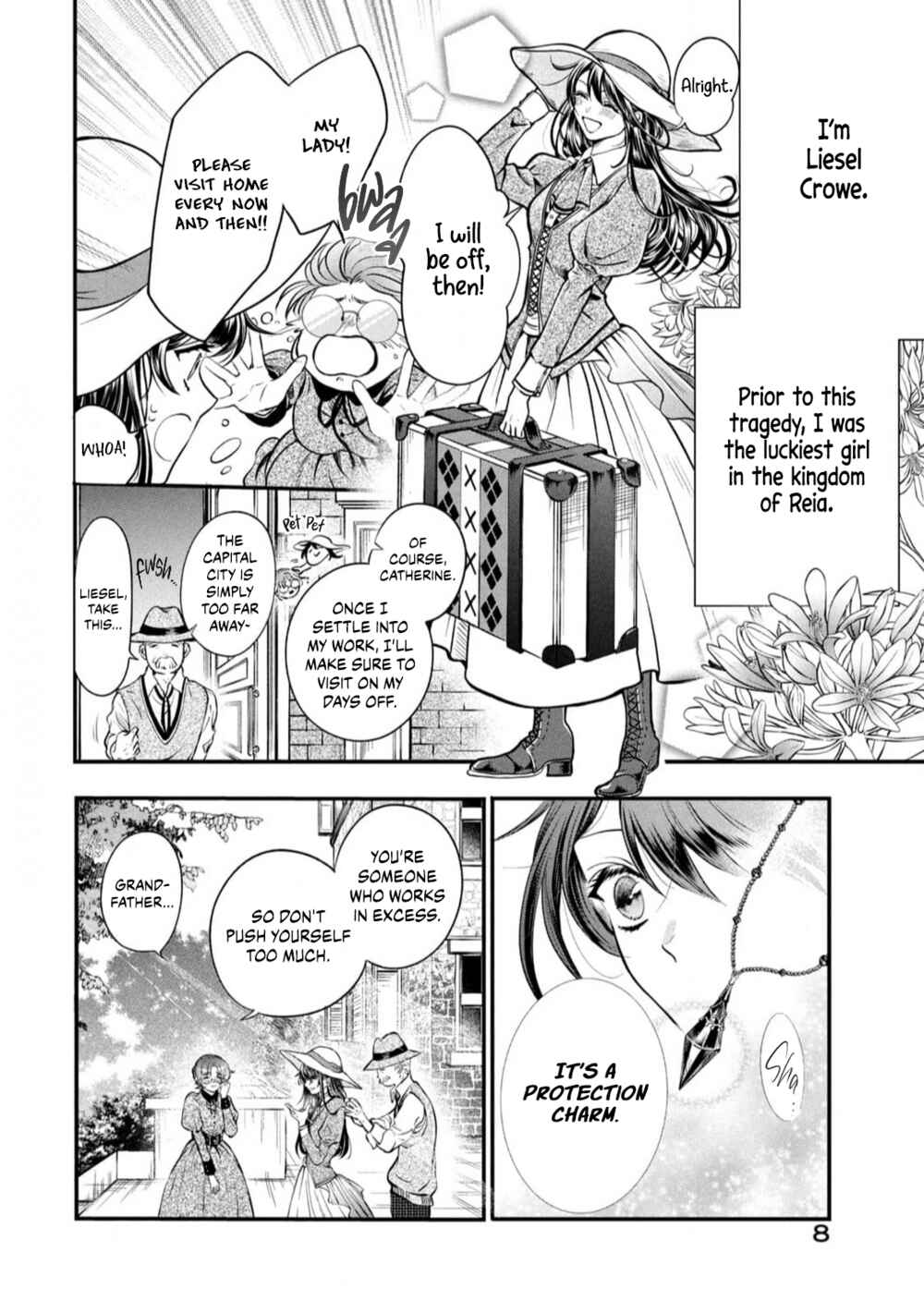 Outaishi-sama, Watashi Kondo Koso Anata ni Korosaretakunain desu! Chapter 1 - Page 8