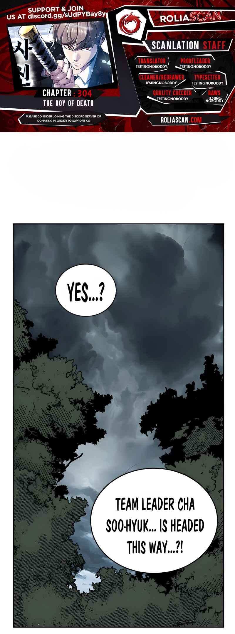 The Boy of Death Chapter 304 - Page 1