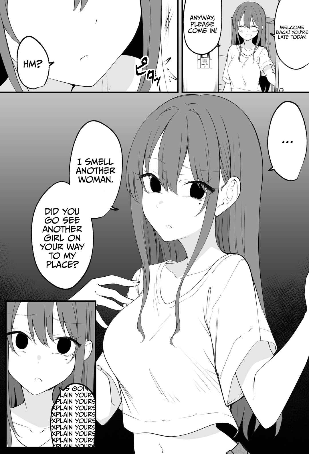 Yandere no You de Yandere ja Nai Chotto Dake Yandere na Onnanoko Chapter 12 - Page 1