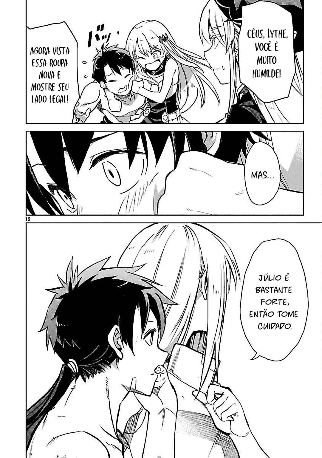 Class "Mushoku" no Eiyuutan: Koushaku-ke o Tsuihou Sareta ga, Jitsu wa Nagutta dake de Skill o Kakutoku Dekiru to Wakari, Tairiku Ichi no Eiyuu ni Noboritsumeru Chapter 32 - Page 16