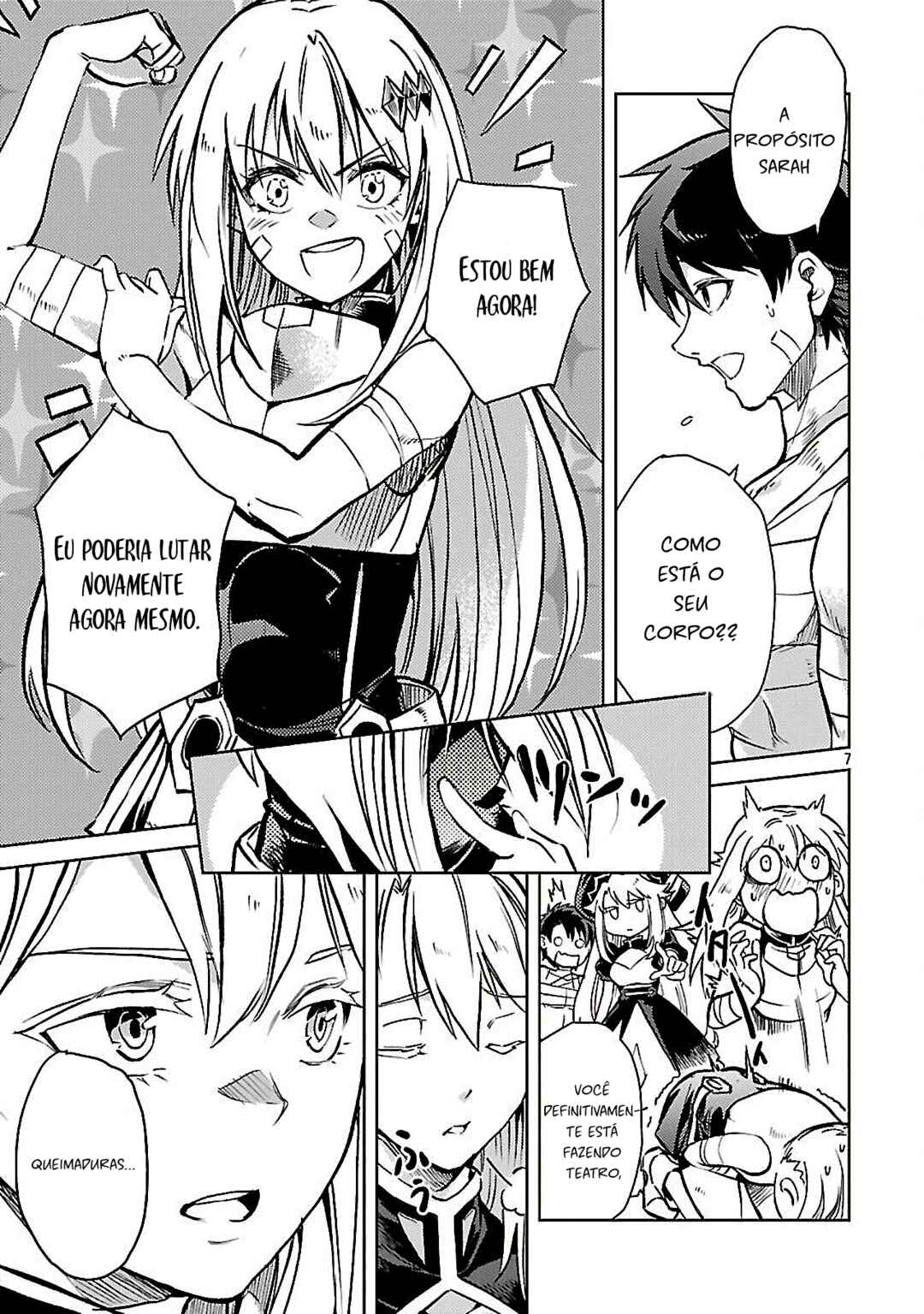 Class "Mushoku" no Eiyuutan: Koushaku-ke o Tsuihou Sareta ga, Jitsu wa Nagutta dake de Skill o Kakutoku Dekiru to Wakari, Tairiku Ichi no Eiyuu ni Noboritsumeru Chapter 32 - Page 7