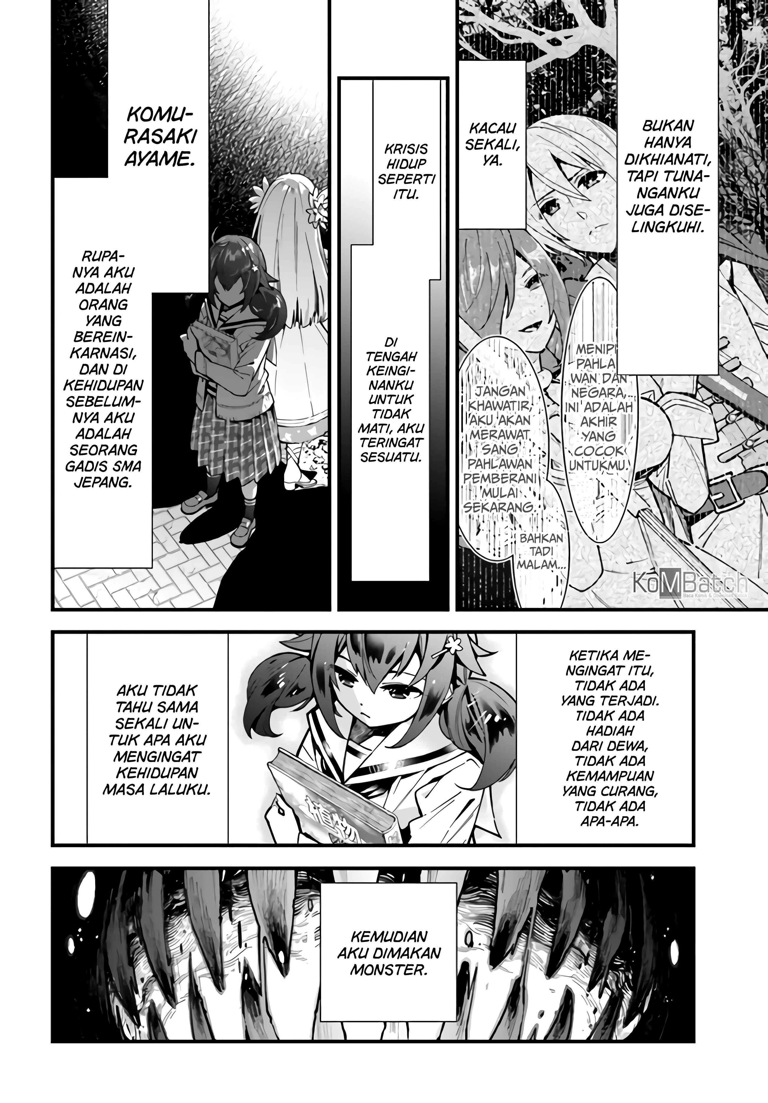 Shokubutsu Monster Musume Nikki: Seijo datta Watashi ga Uragirareta Hate ni Alraune ni Tensei Shite Shimatta node, kore kara wa Kougousei o Shinagara Shizuka ni Shokubutsu Life o Sugoshimasu Chapter 1 - Page 11