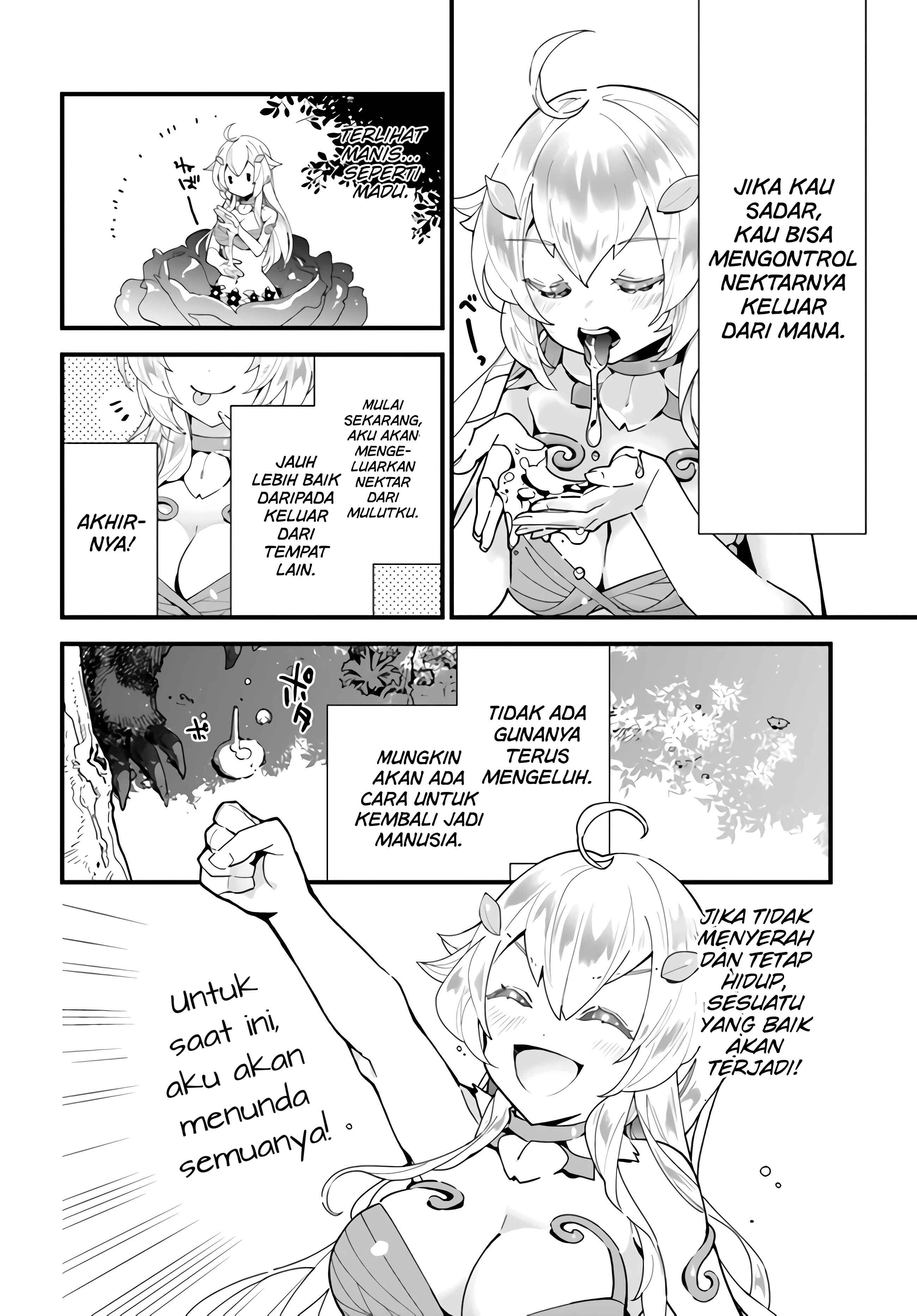 Shokubutsu Monster Musume Nikki: Seijo datta Watashi ga Uragirareta Hate ni Alraune ni Tensei Shite Shimatta node, kore kara wa Kougousei o Shinagara Shizuka ni Shokubutsu Life o Sugoshimasu Chapter 1 - Page 15
