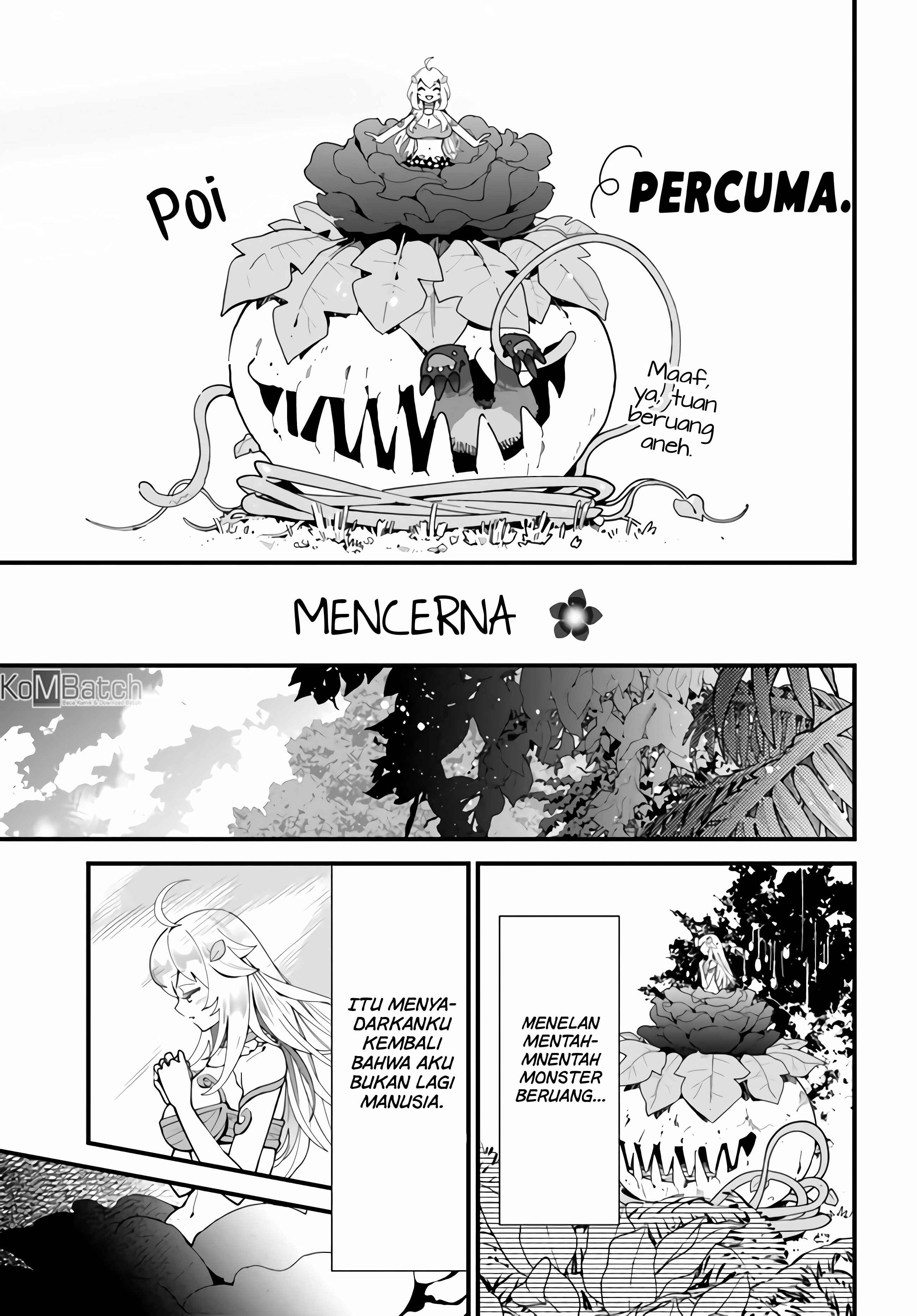 Shokubutsu Monster Musume Nikki: Seijo datta Watashi ga Uragirareta Hate ni Alraune ni Tensei Shite Shimatta node, kore kara wa Kougousei o Shinagara Shizuka ni Shokubutsu Life o Sugoshimasu Chapter 1 - Page 28