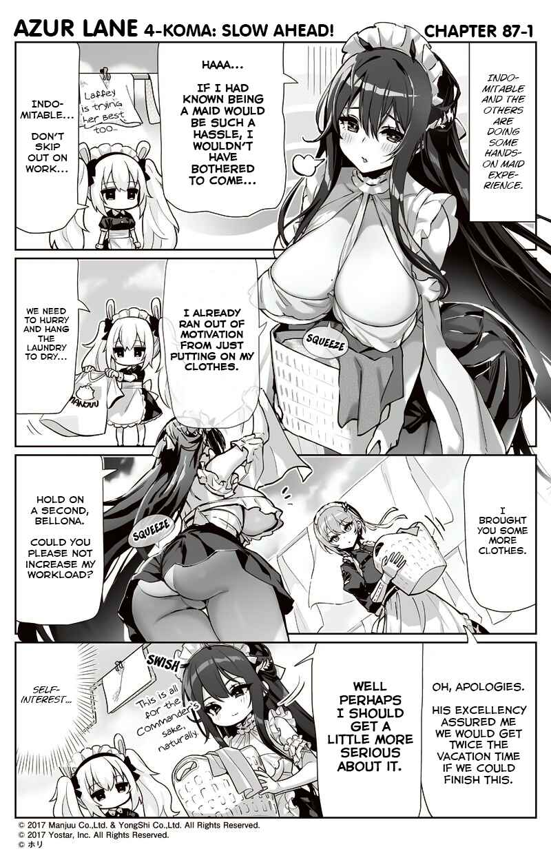 Azur Lane: Bisoku Zensin! Chapter 87 - Page 1