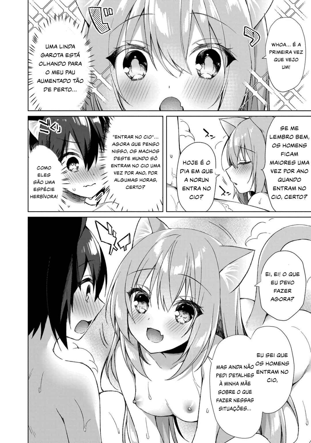 Boku no Risou no Isekai Seikatsu - Tensei shitara Kemomimi Musume darake no Sekai de Harem ni Chapter 1 - Page 28