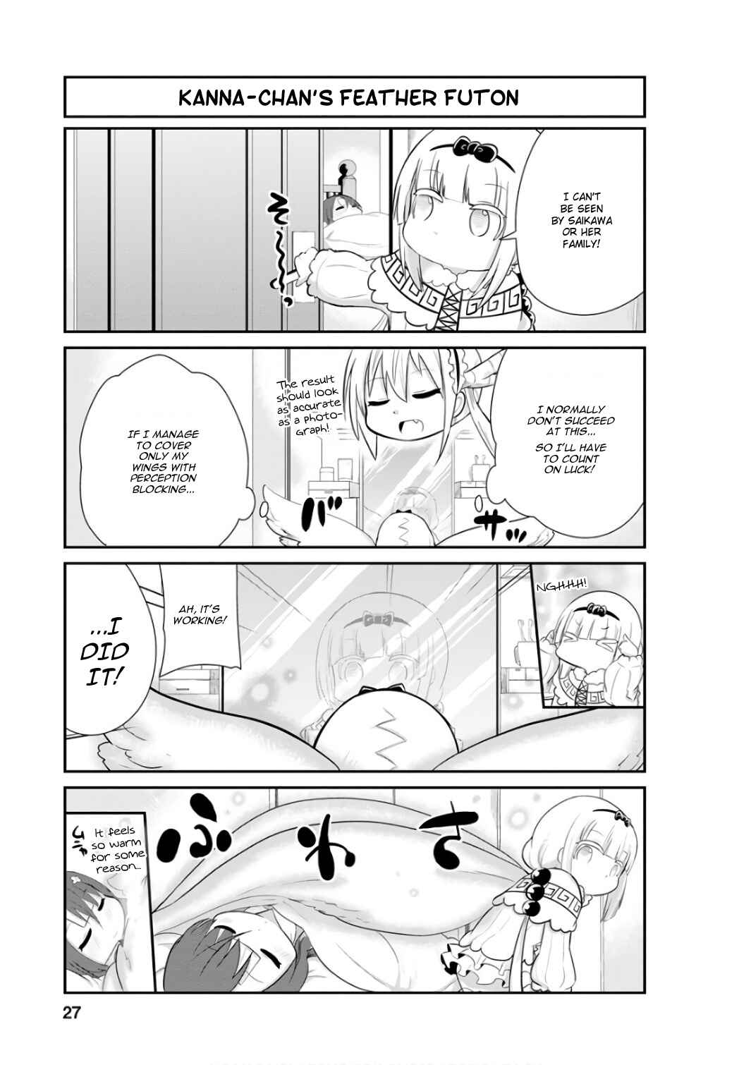Kobayashi-san Chi no Maid Dragon - Kanna no Nichijou Chapter 42 - Page 9