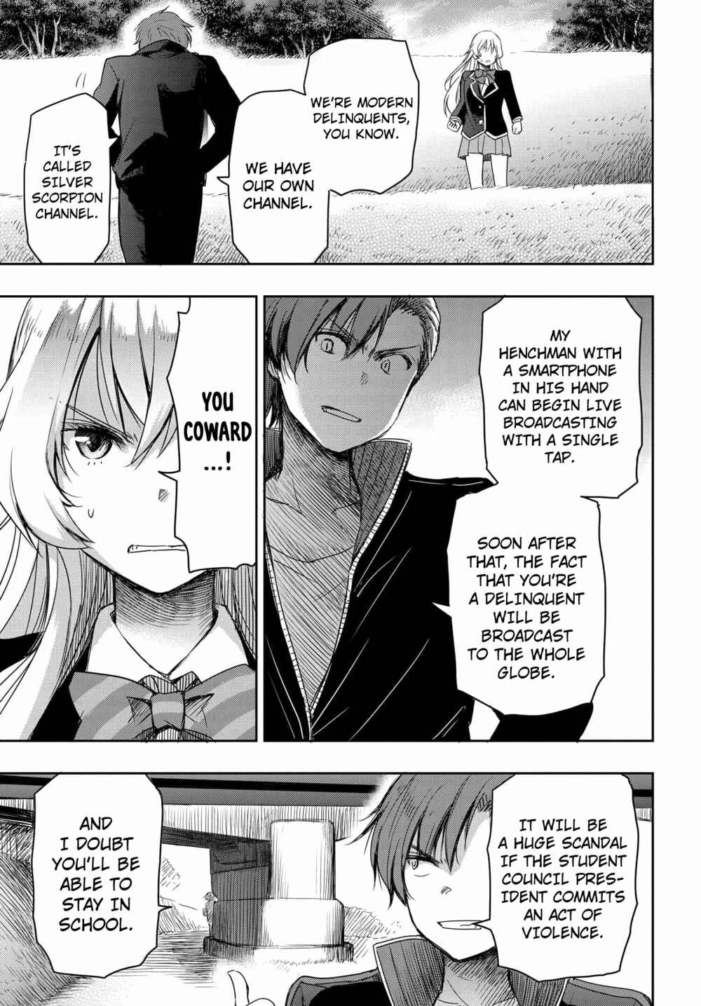 Watashi yori Tsuyoi Otoko to Kekkon shitai no - Seiso na Biji Seito Kaichou (Jitsu wa Moto Banchou) no Himitsu wo Shiru Inkya (Jitsu wa Kanojo wo Koeru Saikyou no Yankee) Chapter 2 - Page 14