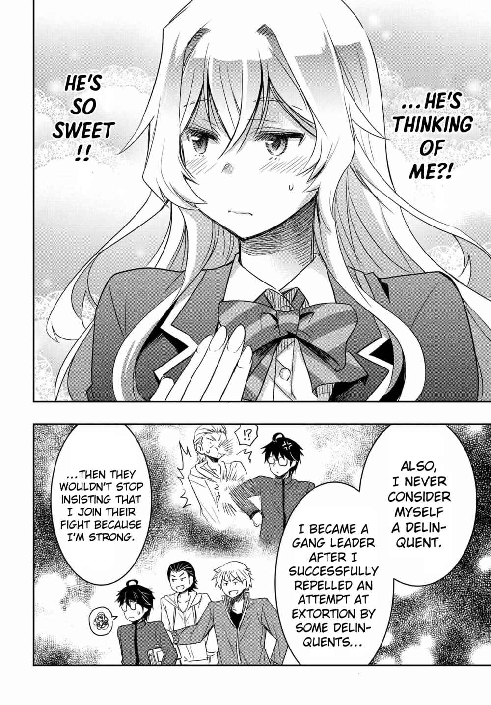 Watashi yori Tsuyoi Otoko to Kekkon shitai no - Seiso na Biji Seito Kaichou (Jitsu wa Moto Banchou) no Himitsu wo Shiru Inkya (Jitsu wa Kanojo wo Koeru Saikyou no Yankee) Chapter 2 - Page 36