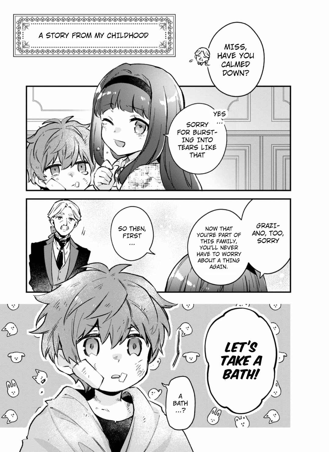 Akutou Ikka no Mana Musume, Tensei Saki mo Otome Game no Gokudou Reijou deshita Chapter 4.5 - Page 6