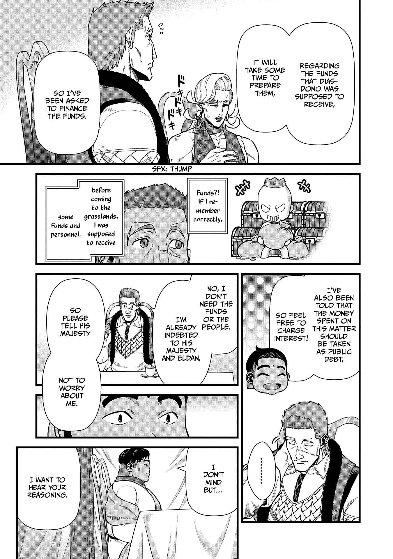 Ryoumin 0-nin Start no Henkyou Ryoushusama ~Ao no Dias to Soukaku no Otome~ Chapter 32 - Page 22
