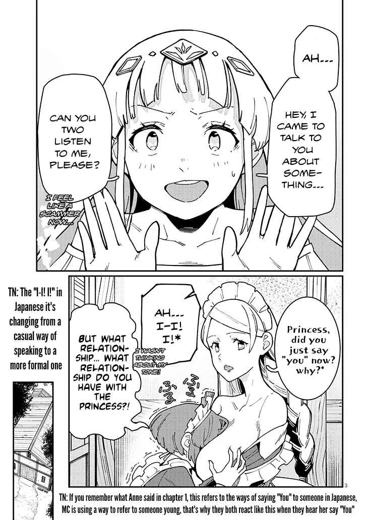 Harem Yori Heion o!: Isekai de Shizuka ni Neet Hime Sasete Kure Chapter 3.1 - Page 3