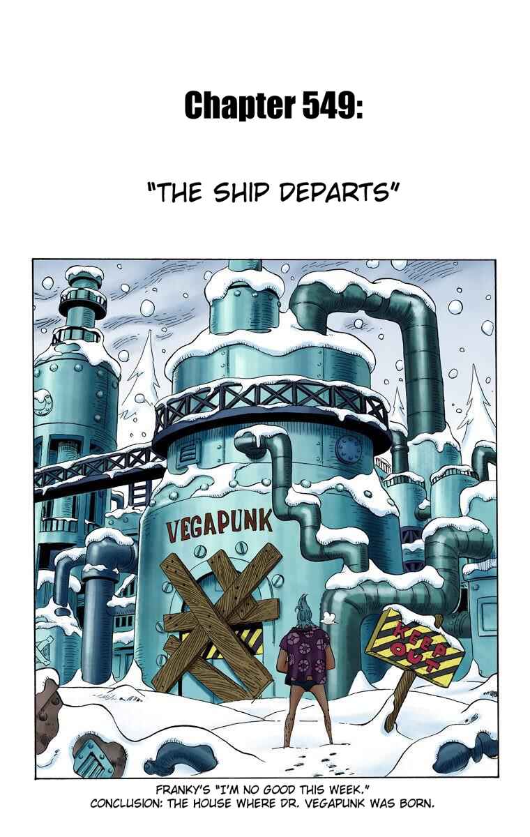 One Piece (Official Colored) Chapter 549 - Page 2