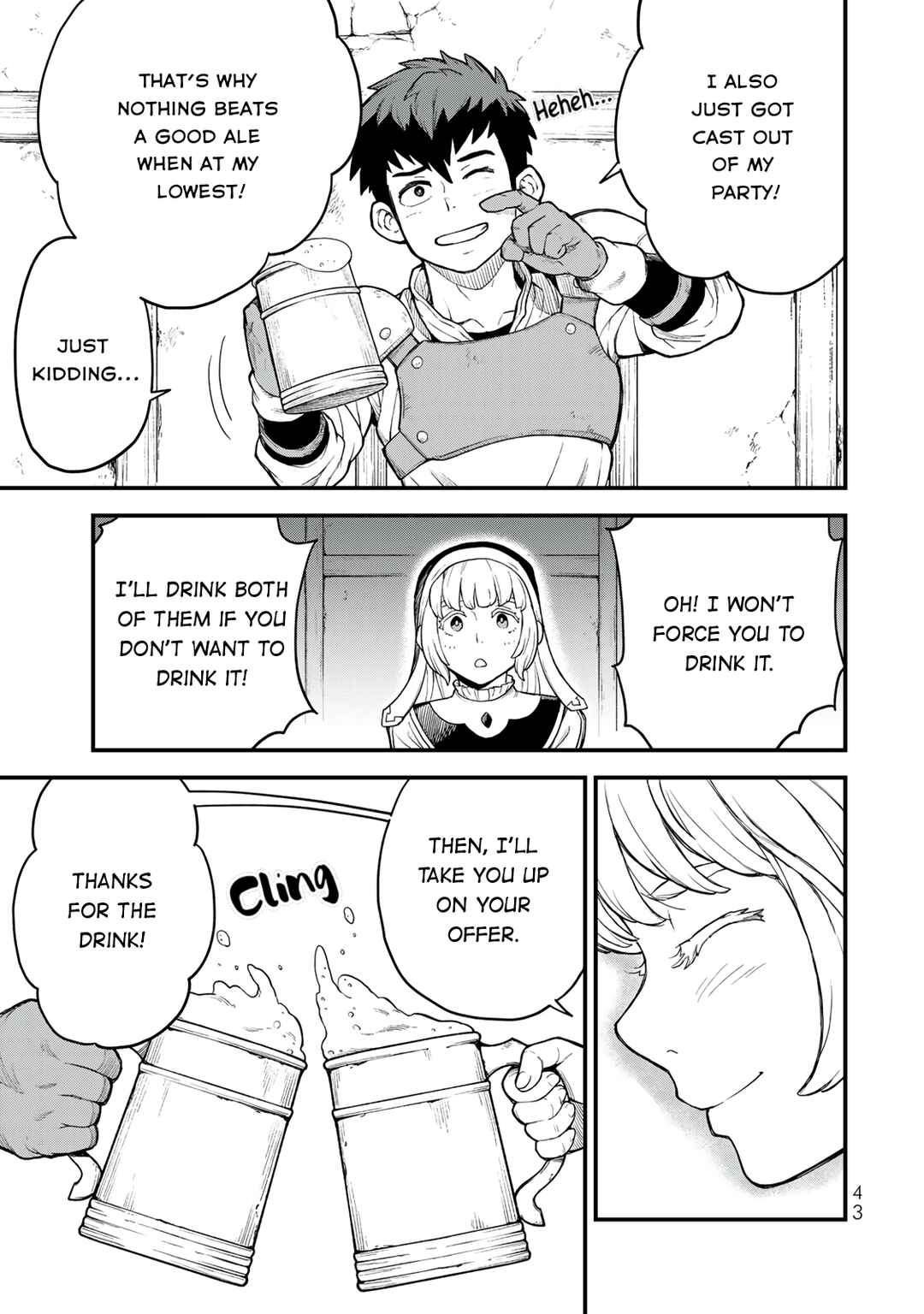 Hazure Skill Level Up no Sei de Party wo Tsuihou Sareta Shounen wa, Level wo Agete Butsuri de Naguru Chapter 1 - Page 44